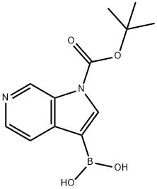 {1-[(tert-butoxy)carbonyl]-1H-pyrrolo[2,3-c]pyridin-3-yl}boronic acid