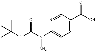 6-(2-(tert-Butoxycarbonyl)hydrazinyl)nicotinic acid