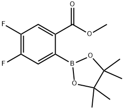 4,5-Difluoro-2-(methoxycarbonyl)phenylboronic acid pinacol ester
