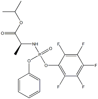 propan-2-yl (2S)-2-{[(S)-pentafluorophenoxy(phenoxy)phosphoryl]amino}propanoate