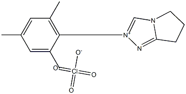 6,7-Dihydro-2-(2,4,6-trimethylphenyl)-5H-pyrrolo[2,1-c]-1,2,4-triazolium Perchlorate