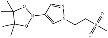 1-(2-methanesulfonylethyl)-4-(tetramethyl-1,3,2-dioxaborolan-2-yl)-1H-pyrazole