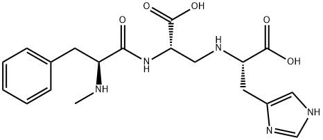 (2S)-2-[[(2S)-2-Carboxy-2-[[(2S)-2-(methylamino)-3-phenylpropanoyl]amino]ethyl]amino]-3-(1H-imidazol-5-yl)propanoic acid