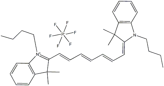 1,1'-Dibutyl-3,3,3',3'-tetramethylindotricarbocyanine Hexafluorophosphate
