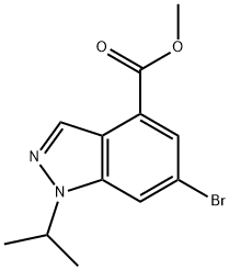 methyl 6-bromo-1-(propan-2-yl)-1H-indazole-4-carboxylate