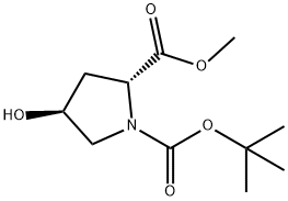 1-tert-butyl 2-methyl (2R,4S)-4-hydroxypyrrolidine-1,2-dicarboxylate