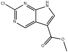 methyl 2-chloro-7H-pyrrolo[2,3-d]pyrimidine-5-carboxylate