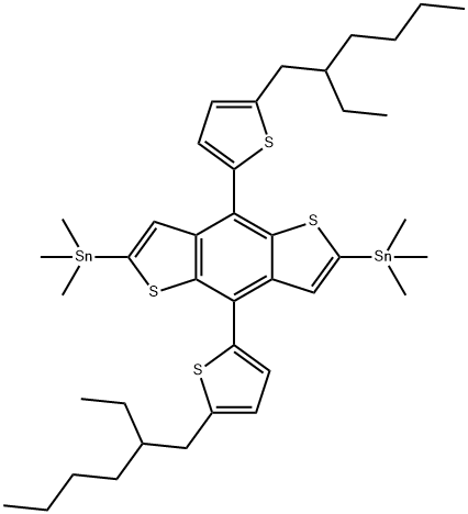 4,8-Bis[5-(2-ethylhexyl)thiophen-2-yl]-2,6-bis(trimethylstannyl)benzo[1,2-b4,5-b']dithiophene
