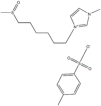 1-Methyl-3-[6-(methylsulfinyl)hexyl]imidazolium p-Toluenesulfonate