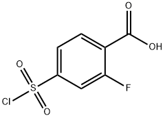 4-(chlorosulfonyl)-2-fluorobenzoic acid