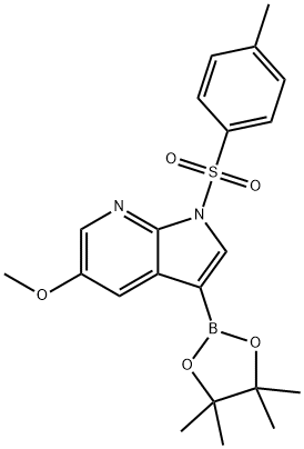 5-methoxy-1-tosyl-7-azaindole-3-boronic acid pinacol ester