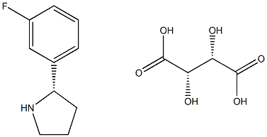 (S)-2-(3-Fluorophenyl)pyrrolidine d-tartrate