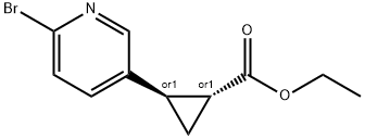 ethyl (1S,2S)-rel-2-(6-bromopyridin-3-yl)cyclopropane-1-carboxylate