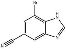 7-Bromo-1H-1,3-benzodiazole-5-carbonitrile