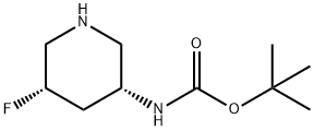 tert-butyl N-[(3R,5S)-5-fluoropiperidin-3-yl]carbamate