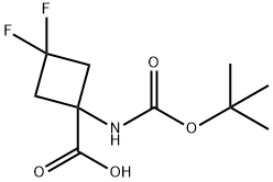 1-{[(tert-butoxy)carbonyl]amino}-3,3-difluorocyclobutane-1-carboxylic acid