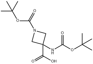 1-[(tert-butoxy)carbonyl]-3-{[(tert-butoxy)carbonyl]amino}azetidine-3-carboxylic acid