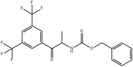 benzyl N-{1-[3,5-bis(trifluoromethyl)phenyl]-1-oxopropan-2-yl}carbamate