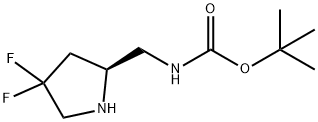 tert-butyl N-{[(2S)-4,4-difluoropyrrolidin-2-yl]methyl}carbamate