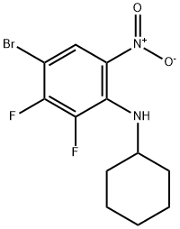 4-Bromo-N-cyclohexyl-2,3-difluoro-6-nitroaniline