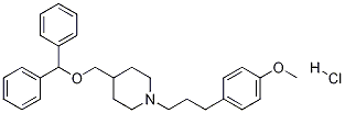 4-[(Diphenylmethoxy)methyl]-1-[3-(4-methoxyphenyl)propyl]-piperidinehydrochloride