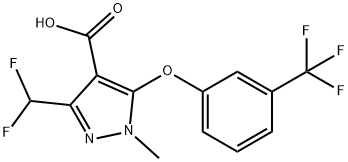 3-(difluoromethyl)-1-methyl-5-[3-(trifluoromethyl)phenoxy]-1H-pyrazole-4-carboxylic acid