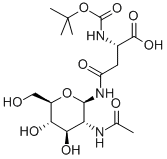 Nω-(2-Acetamido-2-deoxy-β-D-glucopyranosyl)-Nα-(tert-butoxycarbonyl)-L-asparagine