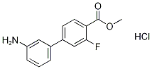 Methyl 4-(3-aminophenyl)-2-fluorobenzoate, HCl