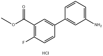 Methyl 5-(3-aminophenyl)-2-fluorobenzoate, HCl