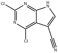 2,4-dichloro-7H-pyrrolo[2,3-d]pyrimidine-5-carbonitrile