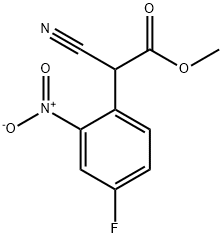 Methyl 2-cyano-2-(4-fluoro-2-nitrophenyl)acetate