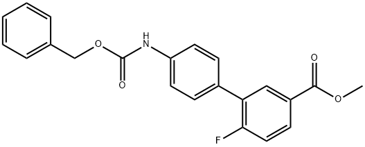 Methyl 3-(4-Cbz-aminophenyl)-4-fluorobenzoate
