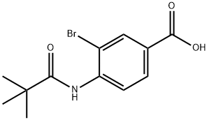 3-Bromo-4-pivalamidobenzoic acid