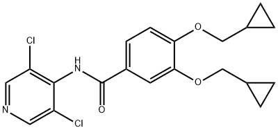 3,4-Bis(cyclopropylmethoxy)-N-(3,5-dichloropyridin-4-yl)benzamide