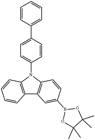 9-([1,1'-Biphenyl]-4-yl)-3-(4,4,5,5-tetramethyl-1,3,2-dioxaborolan-2-yl)-9H-carbazole
