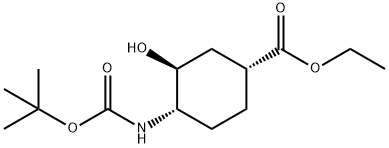 ethyl (1R,3S,4S)-4-{[(tert-butoxy)carbonyl]amino}-3-hydroxycyclohexane-1-carboxylate