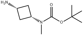 tert-butyl N-methyl-N-[cis-3-aminocyclobutyl]carbamate