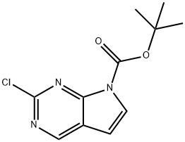 tert-butyl 2-chloro-7H-pyrrolo[2,3-d]pyrimidine-7-carboxylate