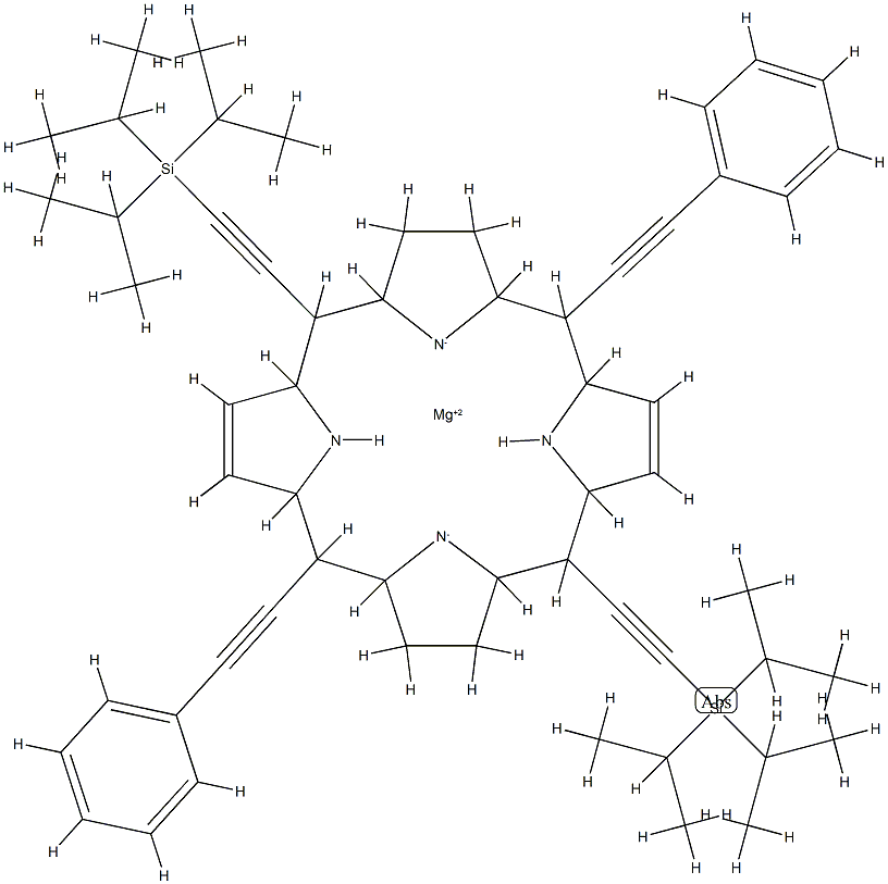 [5,15-Bis(phenylethynyl)-10,20-bis[(triisopropylsilyl)ethynyl]porphyrinato]magnesium(II)