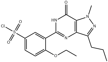 4-Ethoxy-3-(1-methyl-7-oxo-3-propyl-6,7-dihydro-1H-pyrazolo[4,3-d]pyrimidin-5-yl)benzene-1-sulfonyl chloride