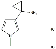 1-(1-methyl-1H-pyrazol-4-yl)cyclopropan-1-amine dihydrochloride