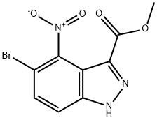 methyl 5-bromo-4-nitro-1H-indazole-3-carboxylate