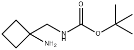 tert-butyl N-[(1-aminocyclobutyl)methyl]carbamate