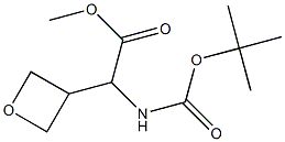 methyl 2-{[(tert-butoxy)carbonyl]amino}-2-(oxetan-3-yl)acetate