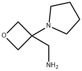 [3-(pyrrolidin-1-yl)oxetan-3-yl]methanamine