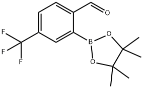 2-(4,4,5,5-Tetramethyl-1,3,2-dioxaborolan-2-yl)-4-(trifluoromethyl)benzaldehyde