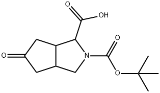 2-[(tert-butoxy)carbonyl]-5-oxo-octahydrocyclopenta[c]pyrrole-1-carboxylic acid