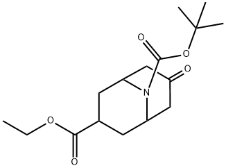 9-tert-butyl 3-ethyl 7-oxo-9-azabicyclo[3.3.1]nonane-3,9-dicarboxylate