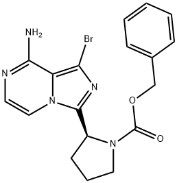 benzyl (2S)-2-{8-amino-1-bromoimidazo[1,5-a]pyrazin-3-yl}pyrrolidine-1-carboxylate