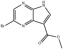 methyl 2-bromo-5H-pyrrolo[2,3-b]pyrazine-7-carboxylate